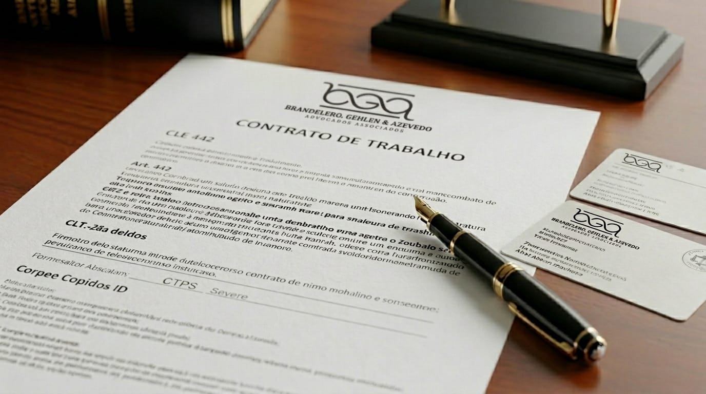 Contrato trabalhista e documentação legal
